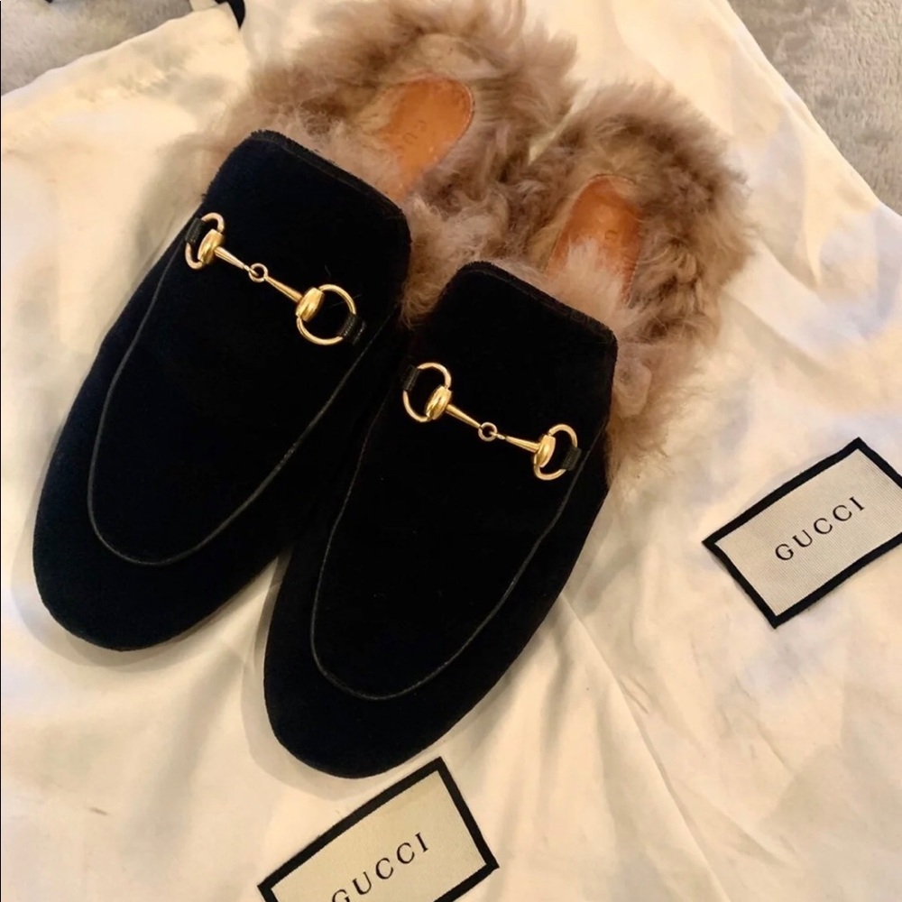 Gucci Princeton loafers velvet - Picture 3 of 7